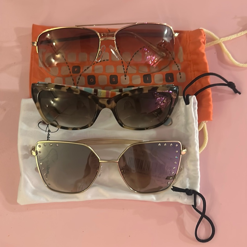 Lot of 3 designer sunglasses